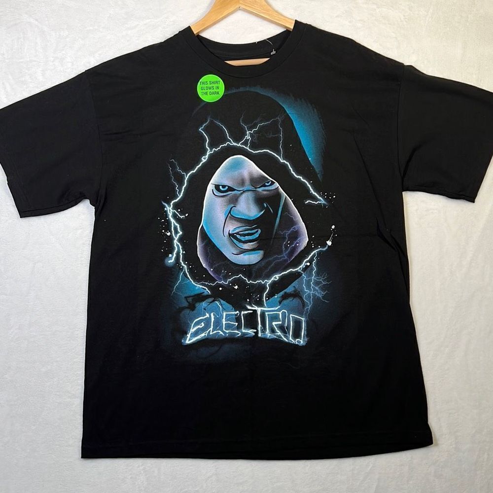 Amazing Spider-Man -Electro graphics T-shirt-NWOT-Men XL‎